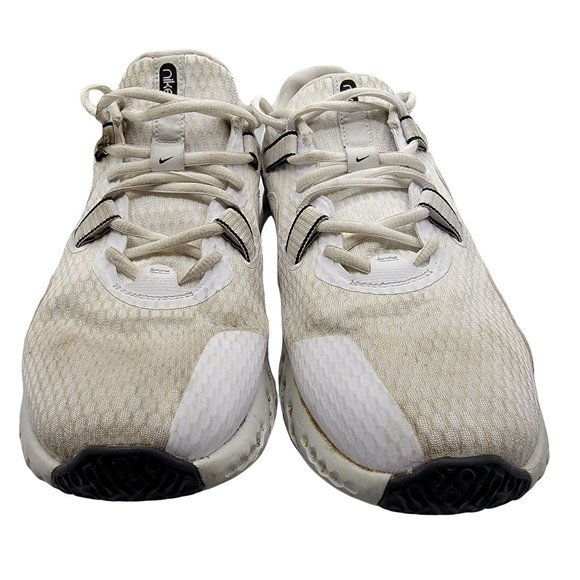 Nike Renew Retaliation TR 2 Mens 11 White Black Casual Running Shoes CK5074-100